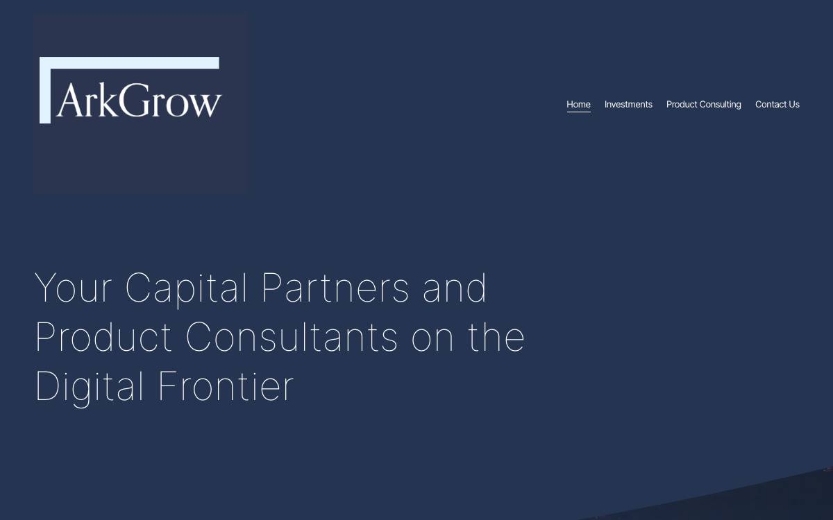 ArkGrow website preview