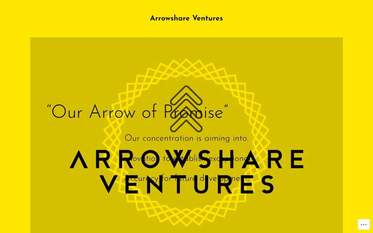 Arrowshare Ventures website preview