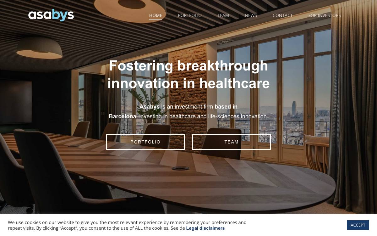 Asabys Partners website preview