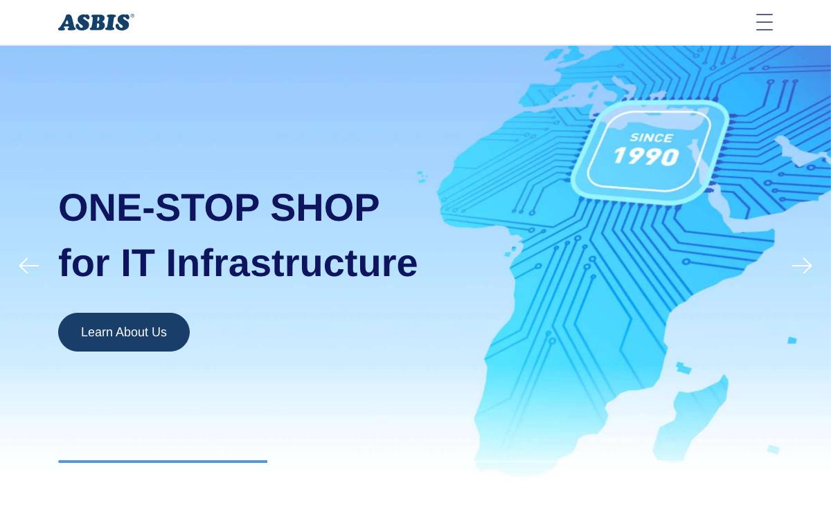 Asbis website preview