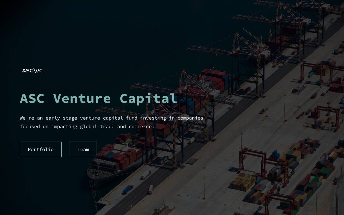 ASC VC website preview