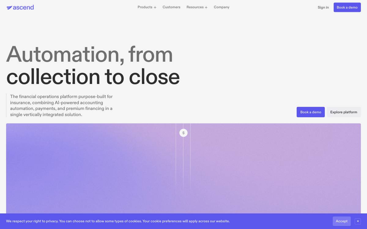 Ascend website preview