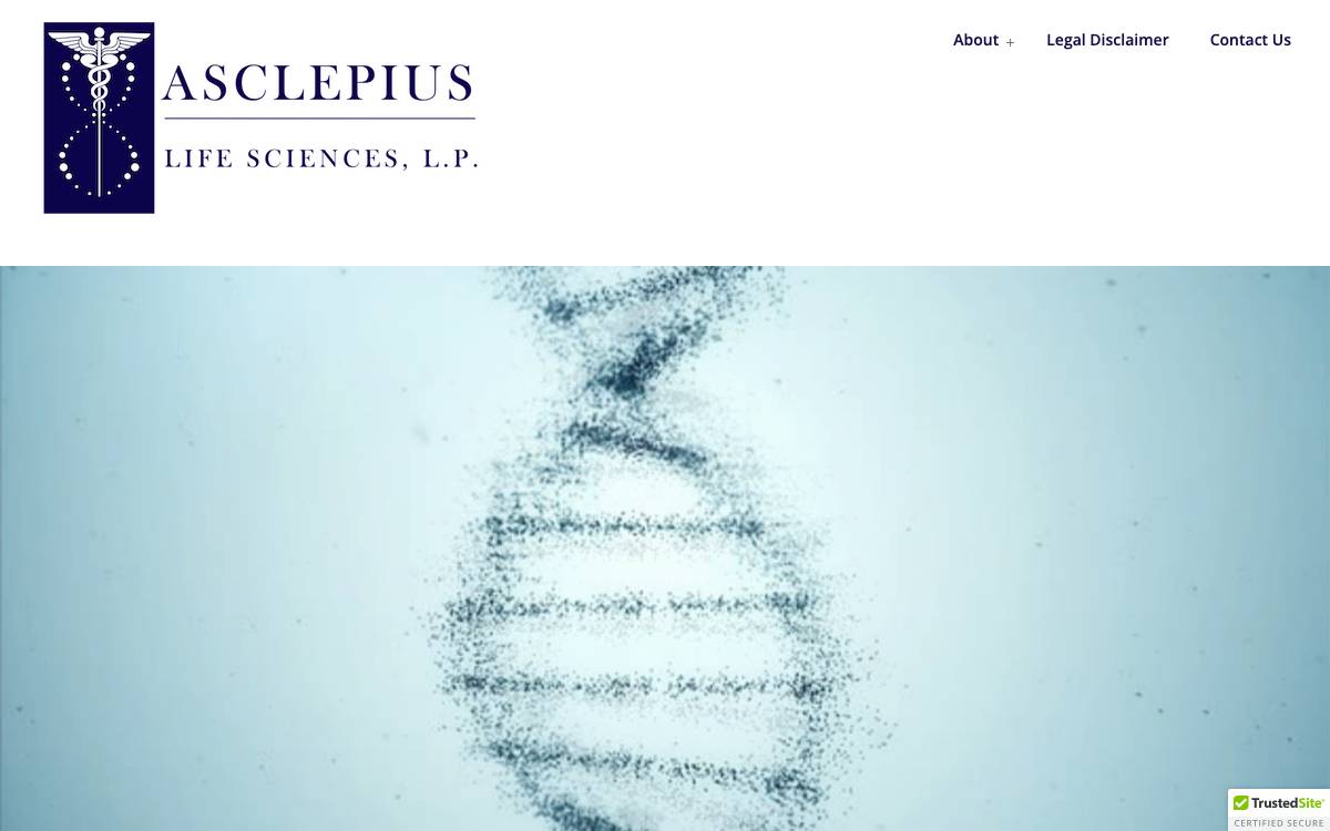 Asclepius Life Sciences Fund, LP website preview