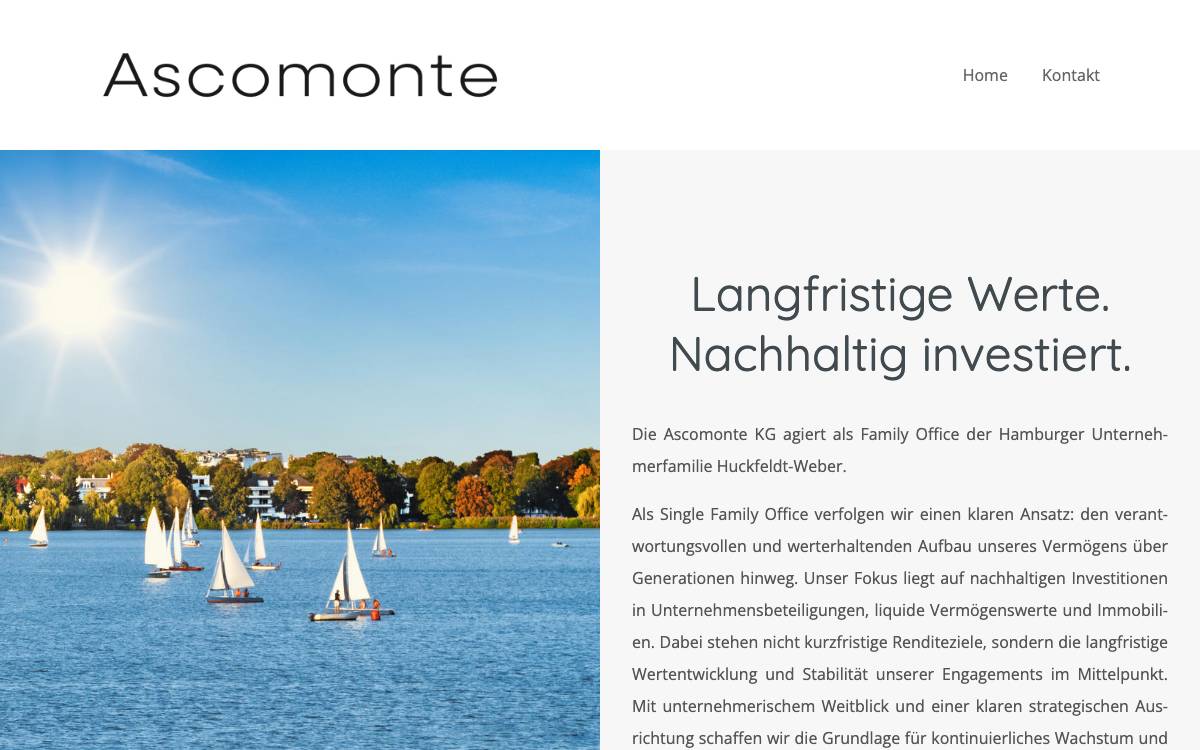 Ascomonte KG website preview
