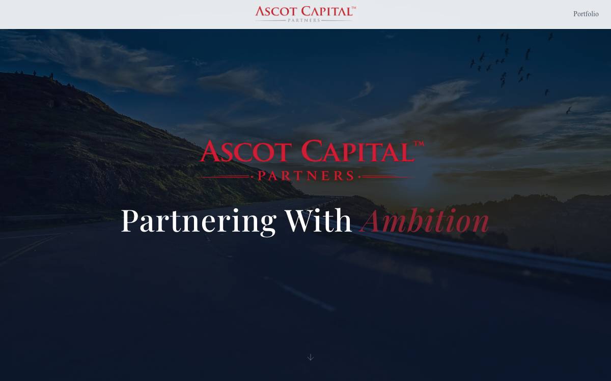 Ascot Capital Partners website preview