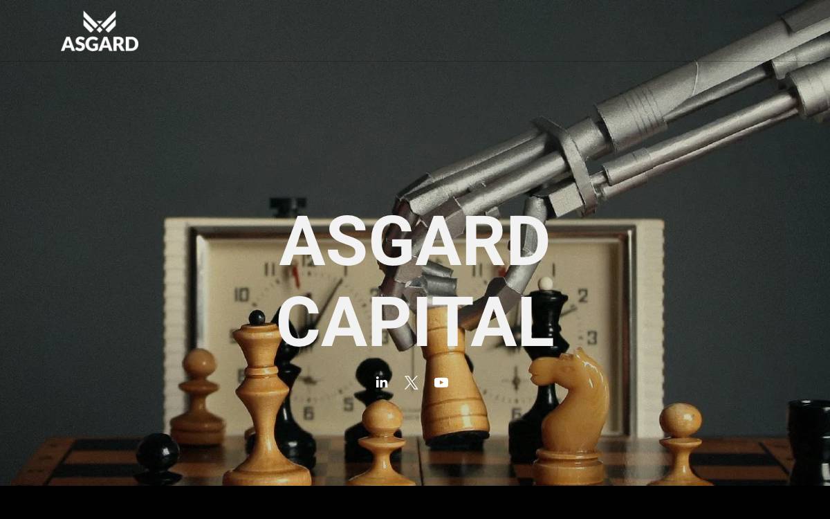 Asgard - human Capital for AI website preview
