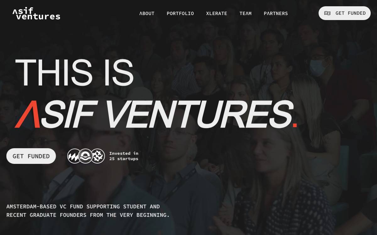 ASIF Ventures website preview