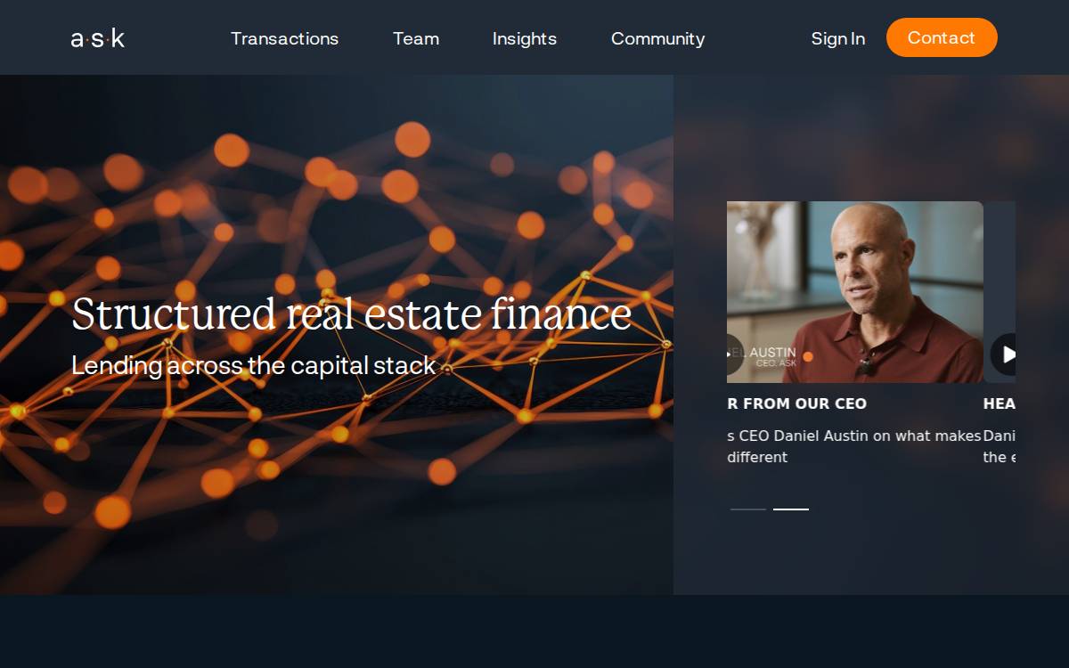 ASK Partners website preview