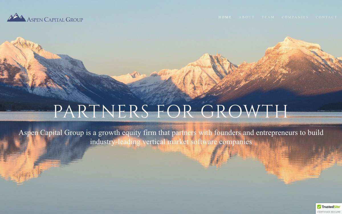 Aspen Capital Group website preview