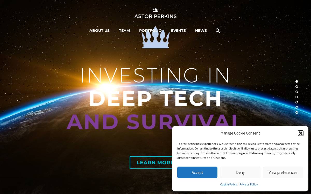 Astor Perkins website preview
