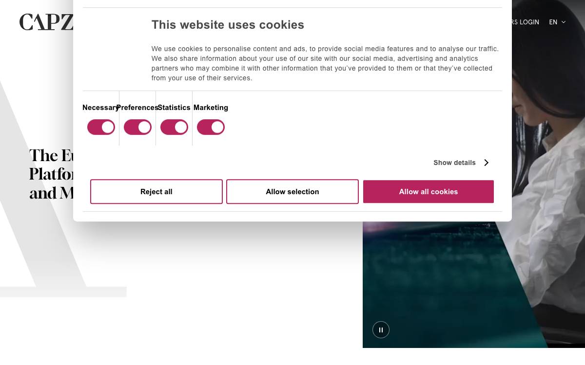 Atalante website preview