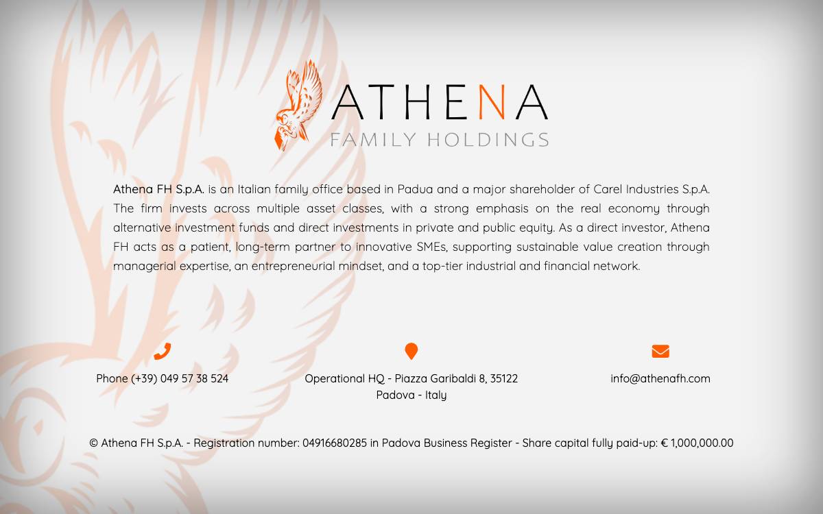 Athena Family Holdings website preview