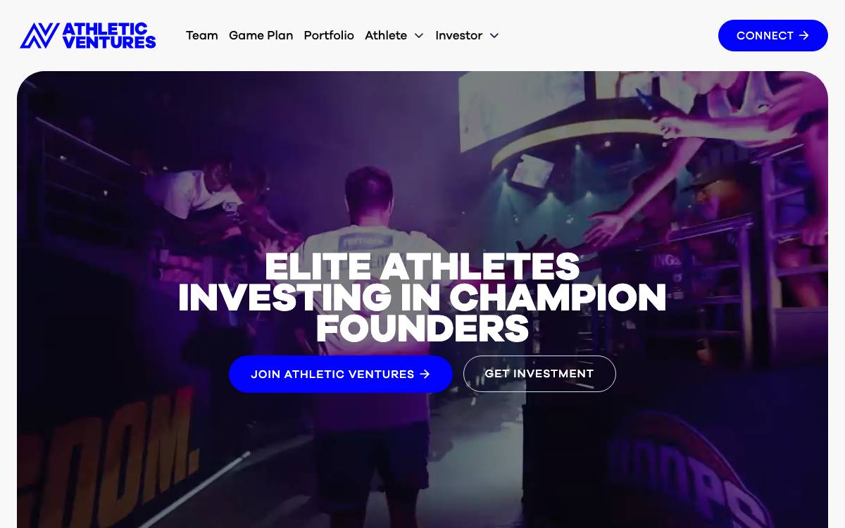 Athletic Ventures website preview