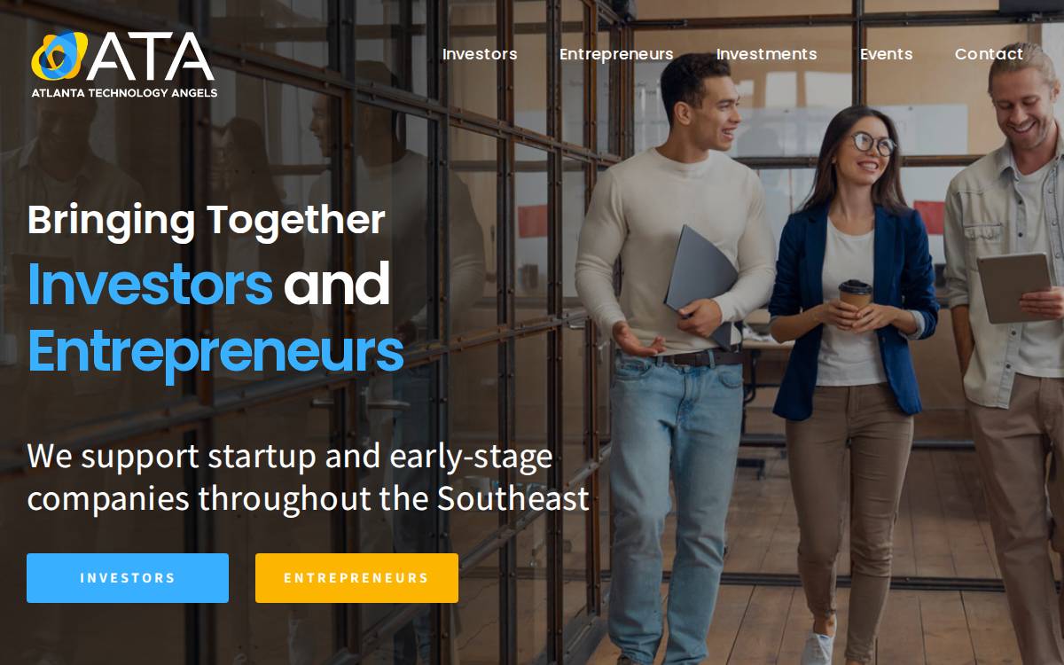 Atlanta Technology Angels website preview