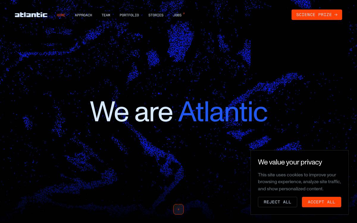 Atlantic Labs website preview