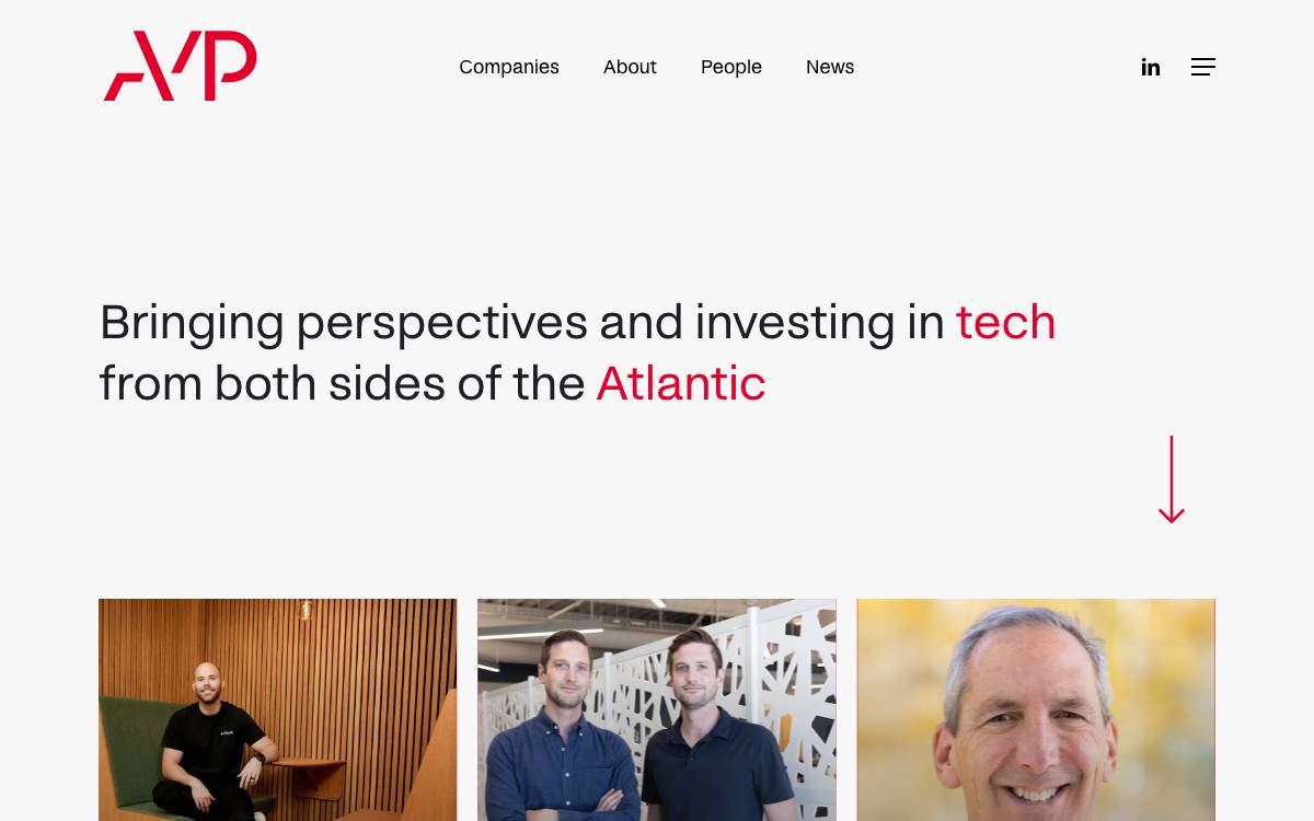 Atlantic Vantage Point website preview