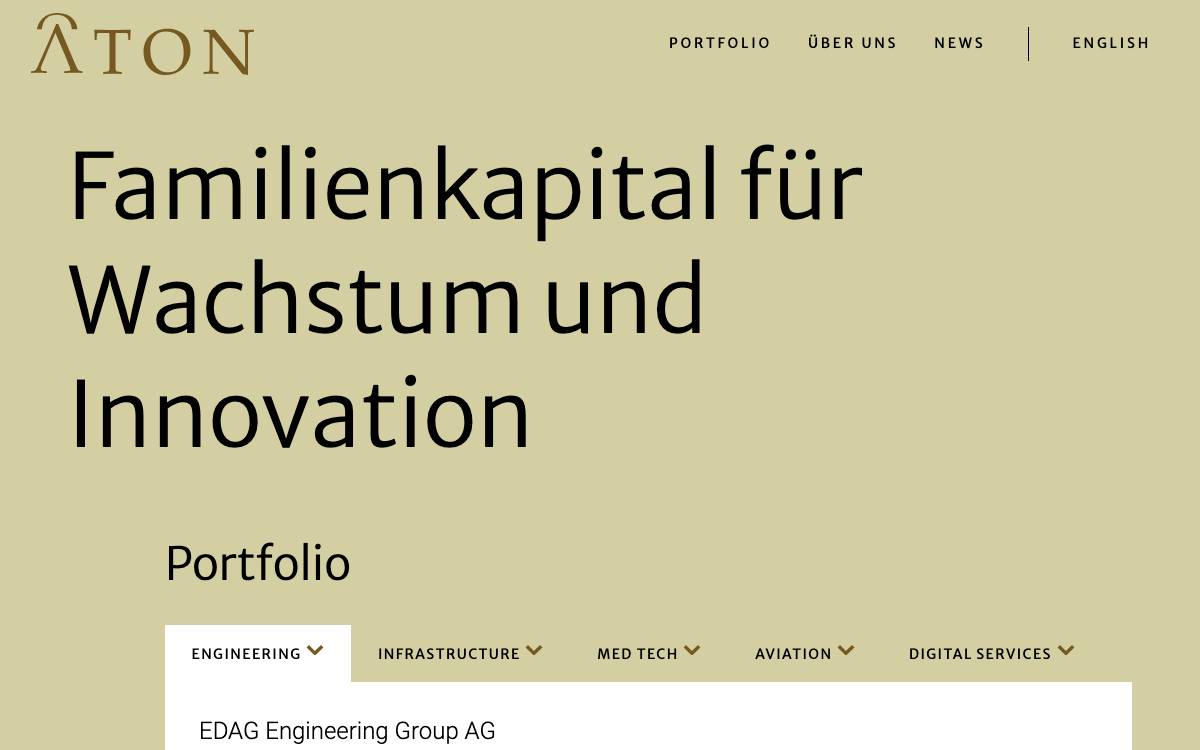 ATON GmbH website preview
