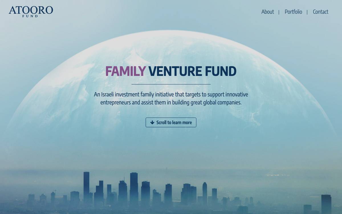 ATOORO FUND website preview