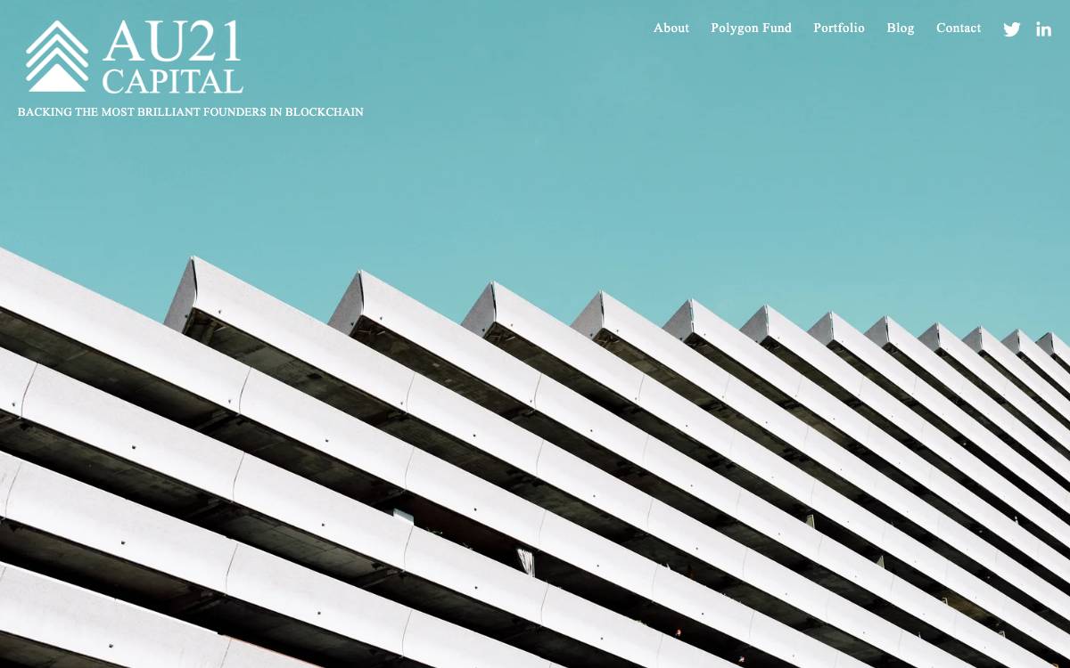 AU21 Capital website preview