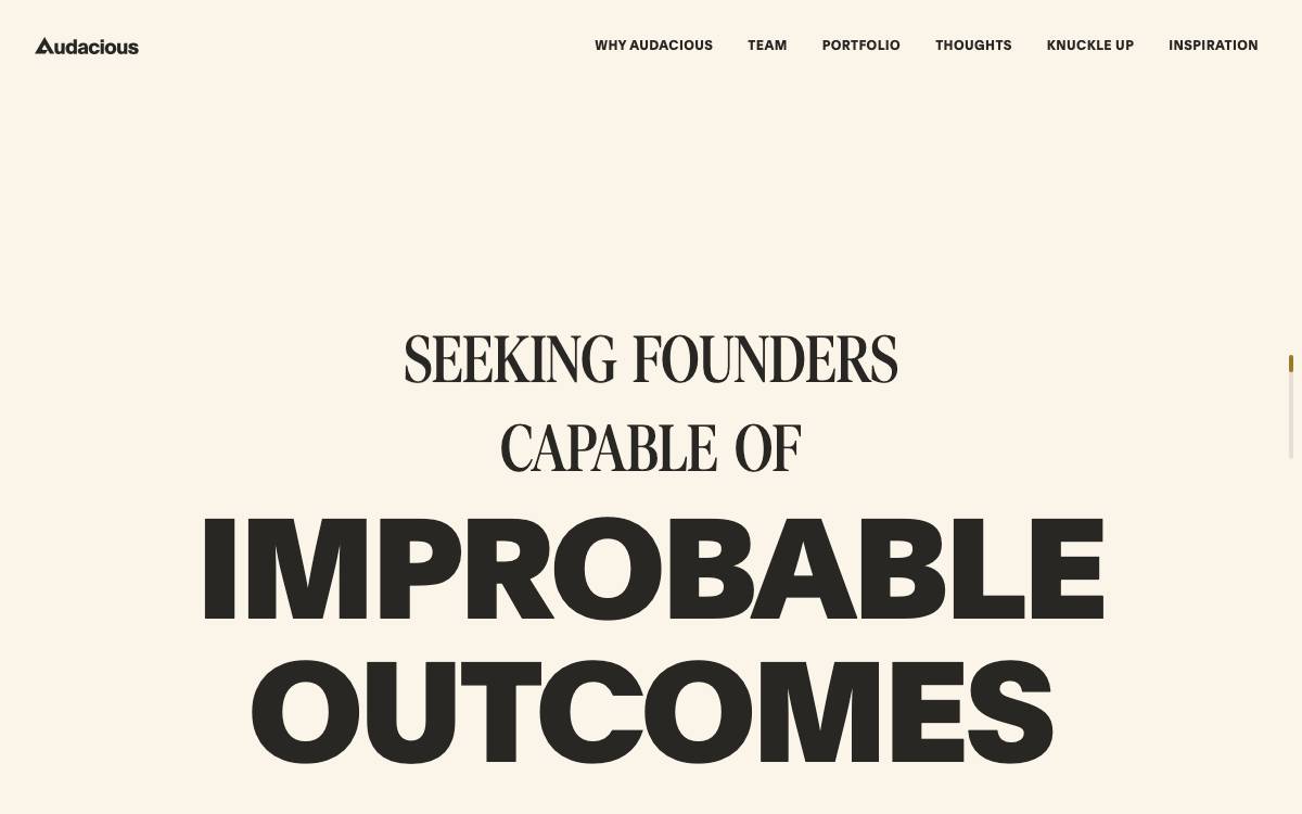 Audacious website preview