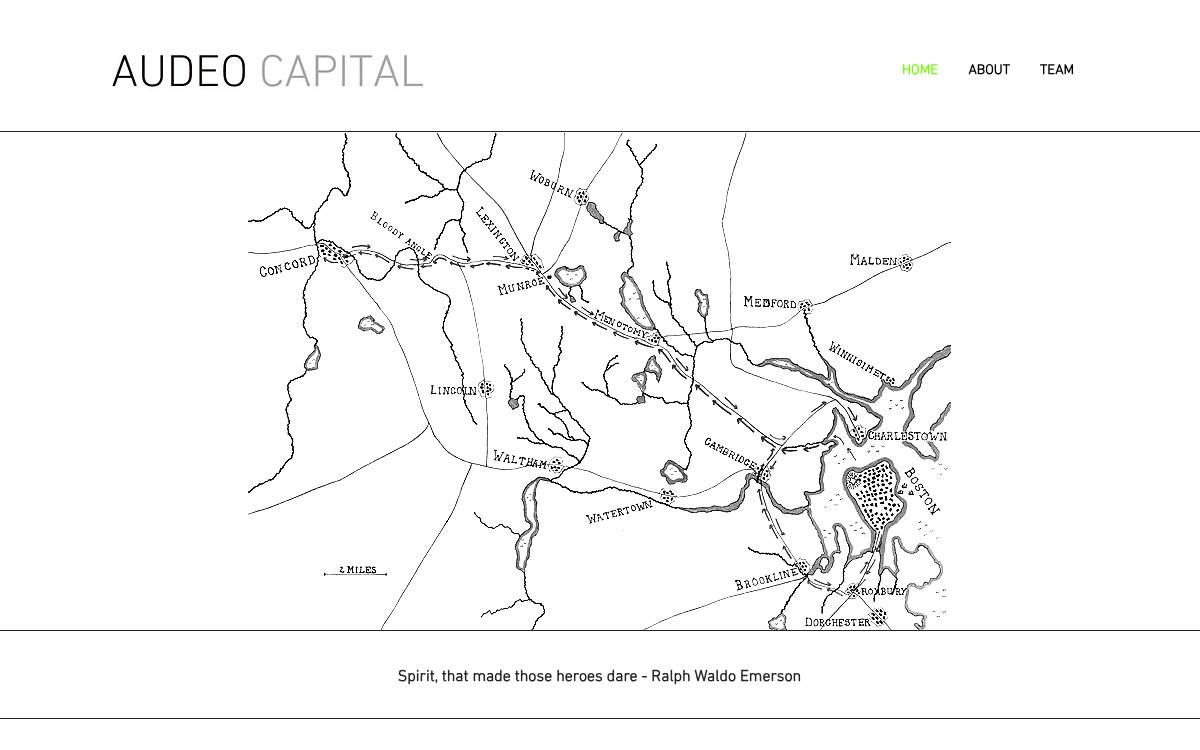 Audeo Capital website preview