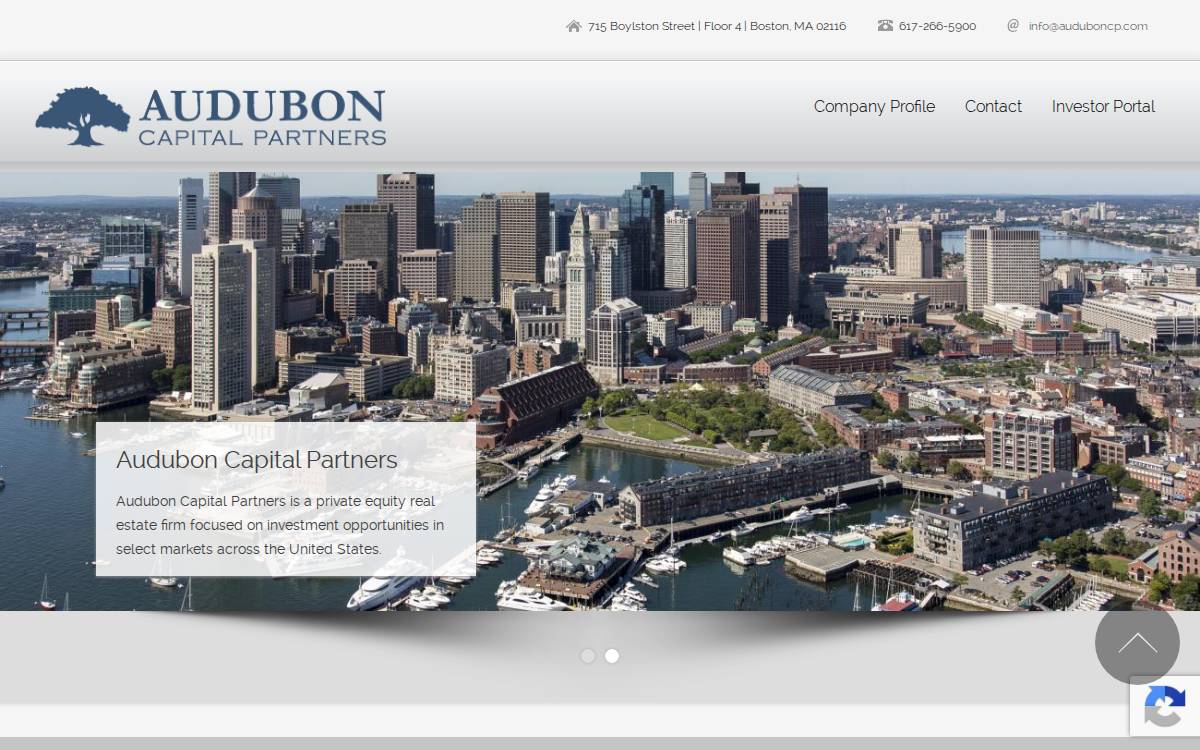 Audubon Partners website preview