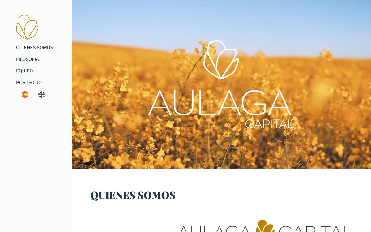 Aulaga Capital website preview