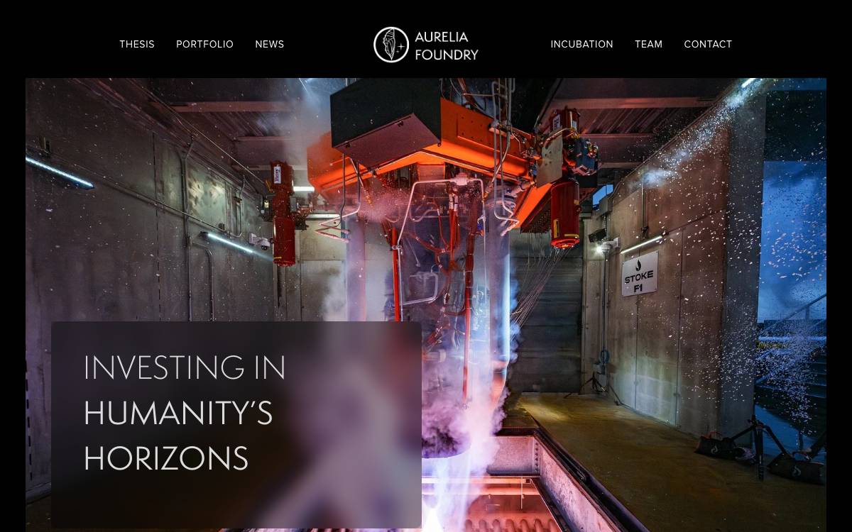 Aurelia Foundry website preview