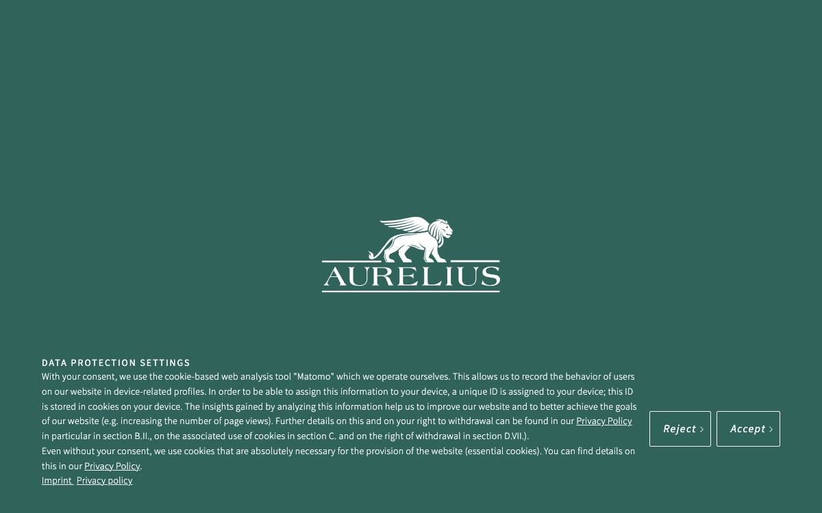 AURELIUS Equity Opportunities website preview