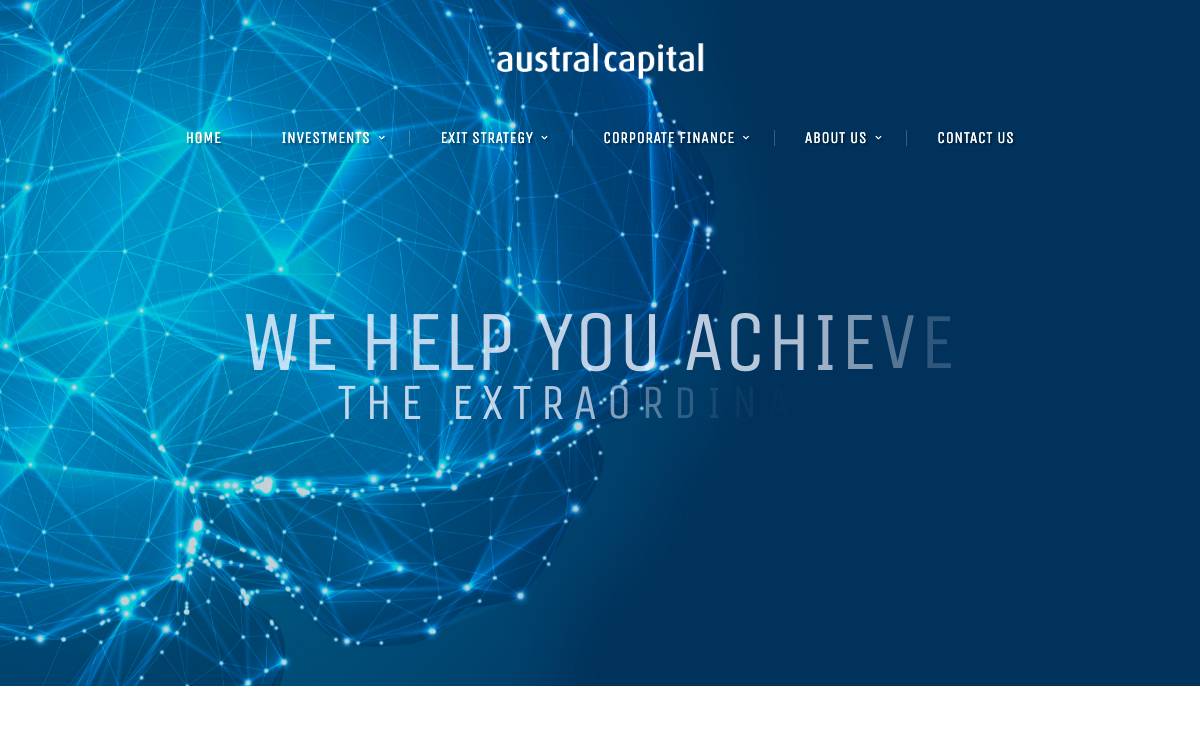 Austral Capital website preview