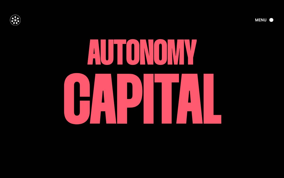 Autonomy Capital website preview