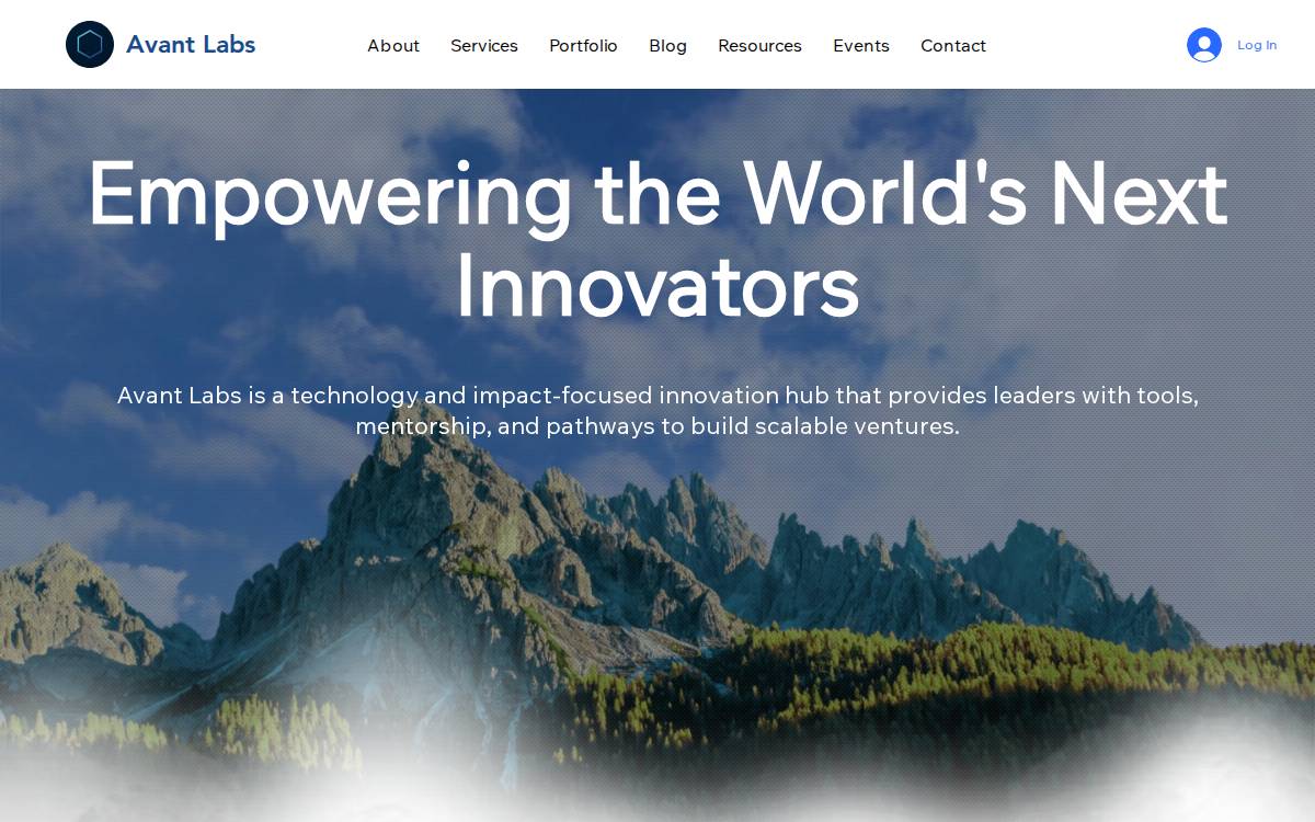 Avant Labs website preview