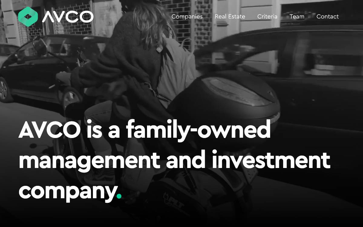 AVCO website preview