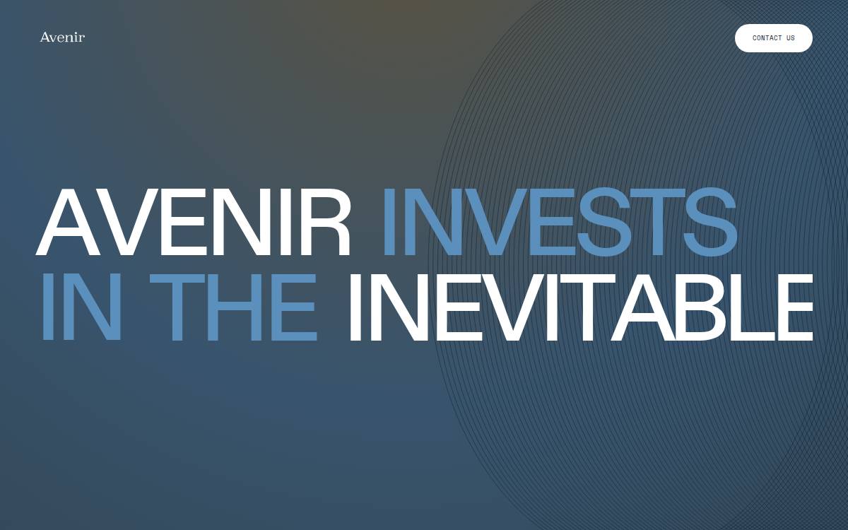 Avenir Growth Capital website preview