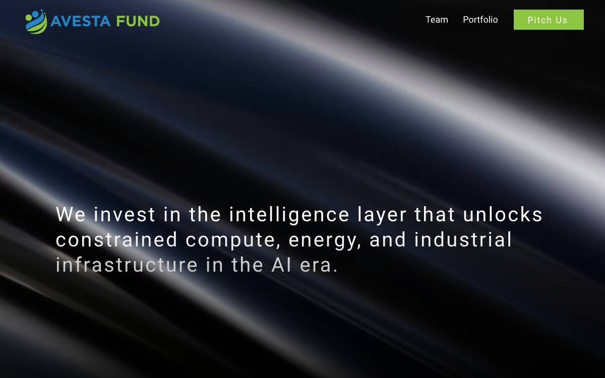 Avesta Fund website preview
