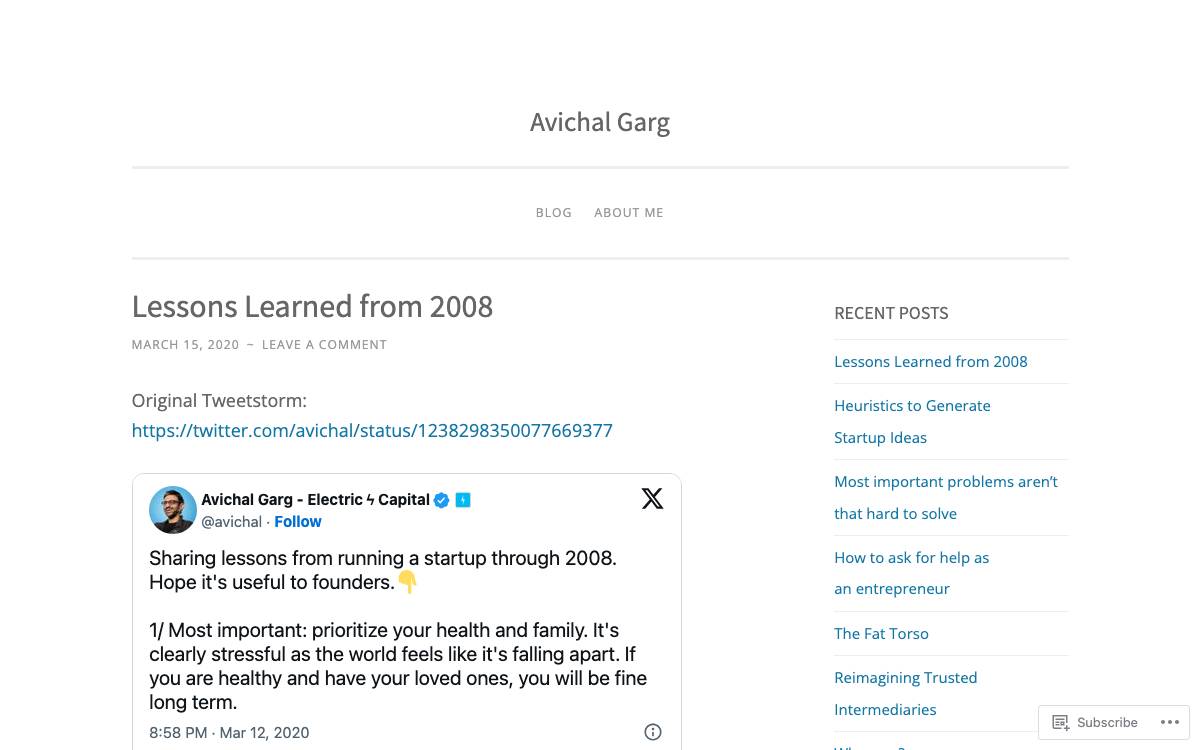 Avichal Garg website preview