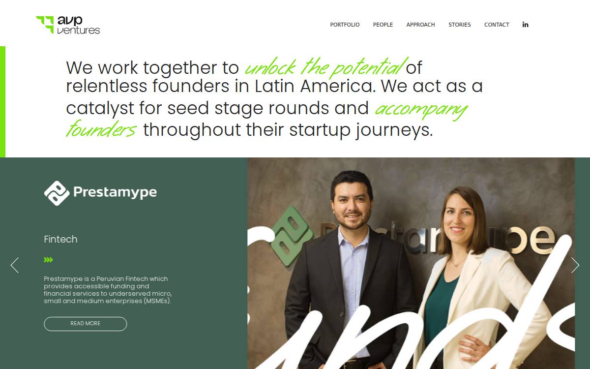 AVP Ventures website preview