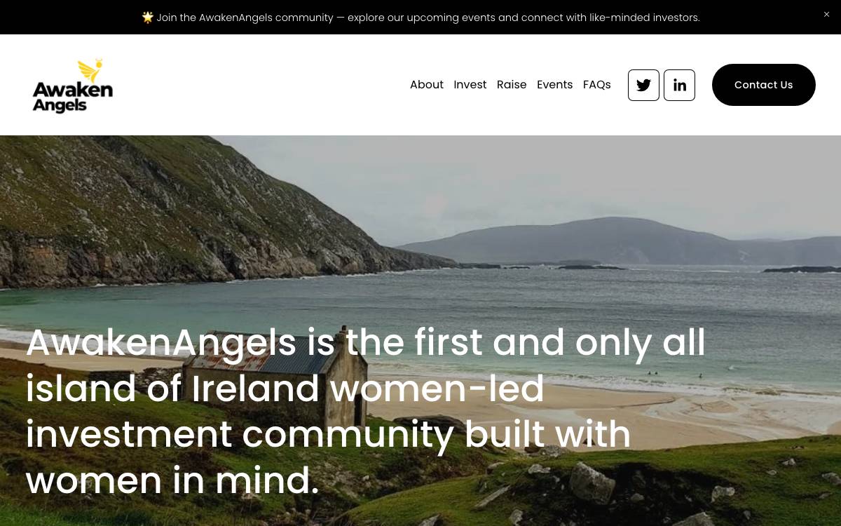 AwakenAngels website preview