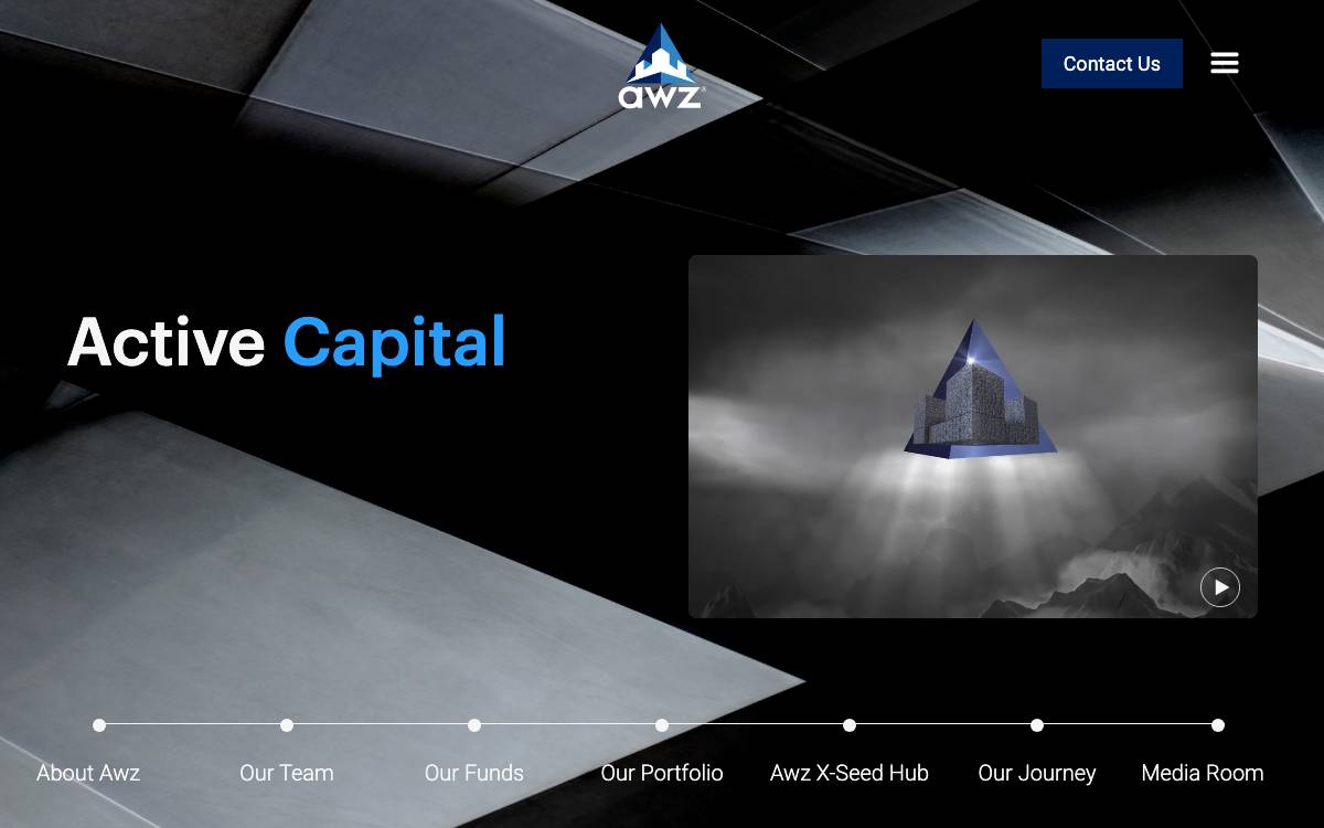 Awz Ventures website preview