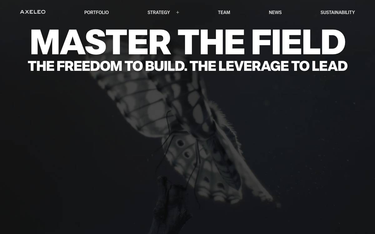 Axeleo Capital website preview