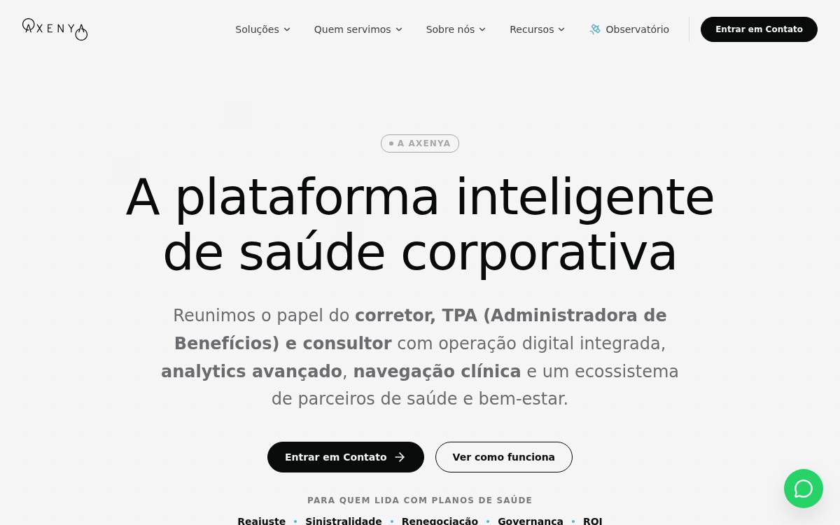 Axenya website preview