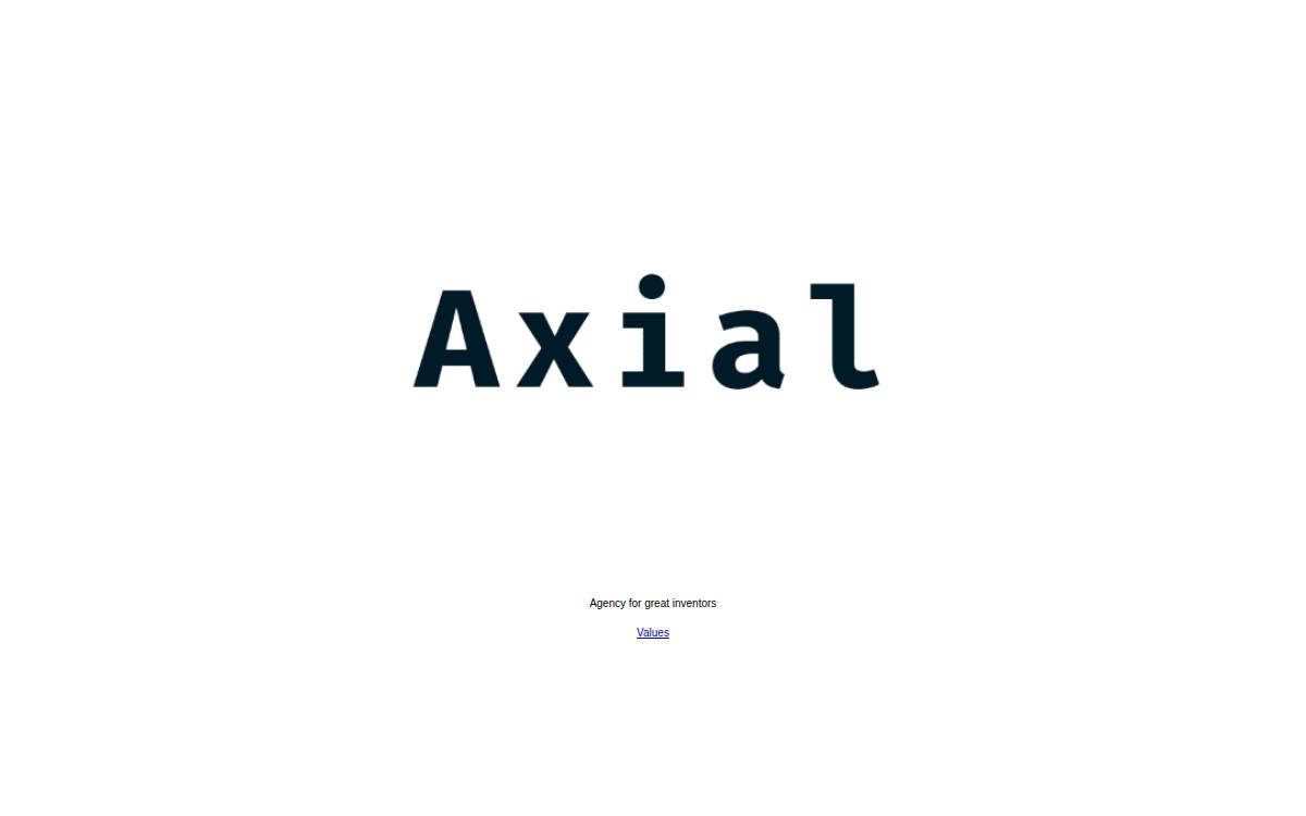 Axial VC website preview