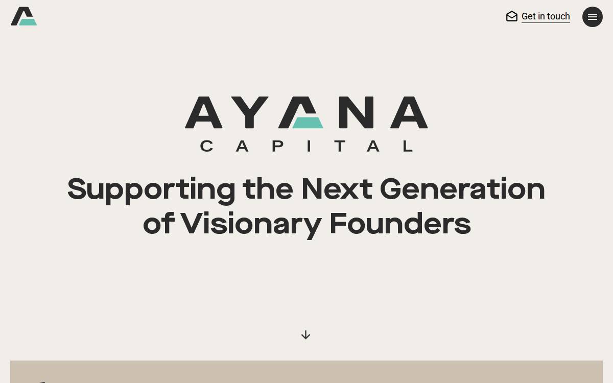 AYANA Capital LLC website preview