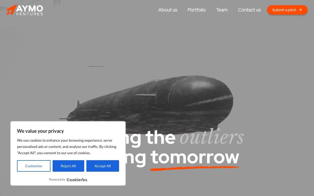 AYMO Ventures website preview