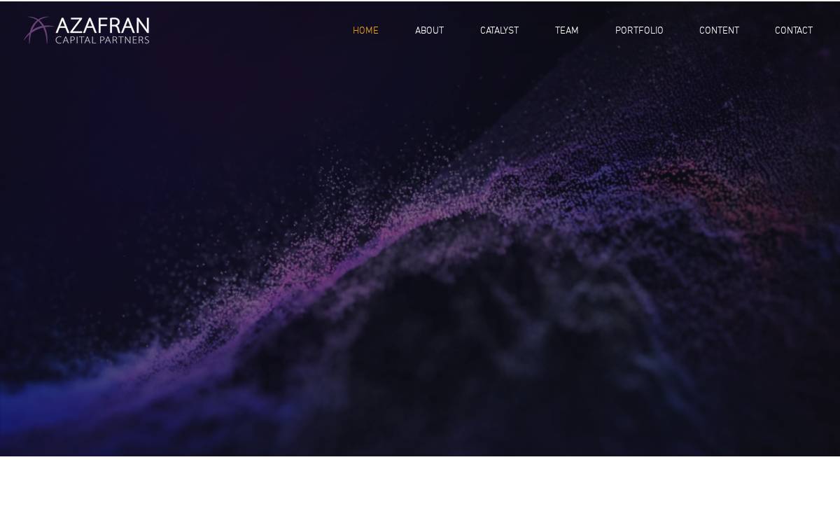 Azafran Capital Partners website preview