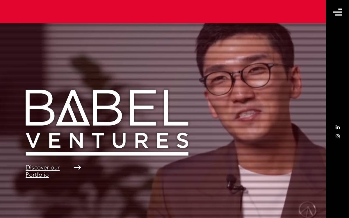 Babel Ventures website preview