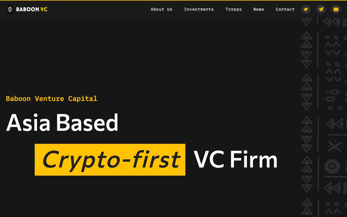 Baboon VC website preview