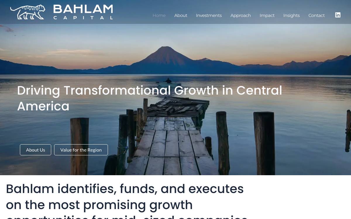 Bahlam Capital website preview