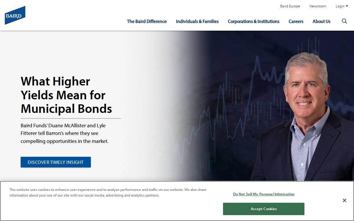 Baird website preview