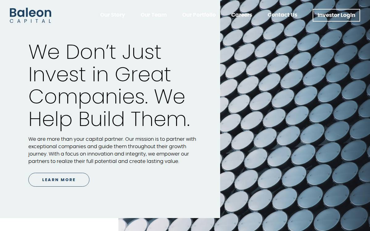 Baleon Capital website preview
